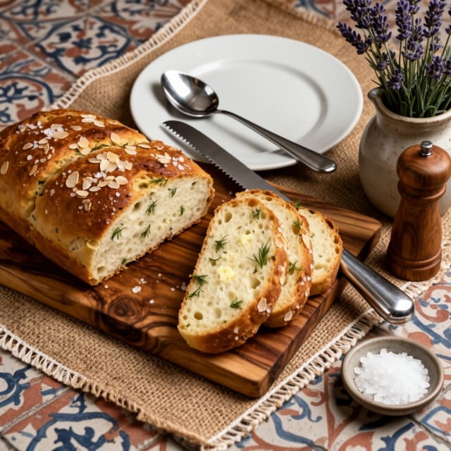 Sommarens Kärnmjölksbröd med Dill och Citron