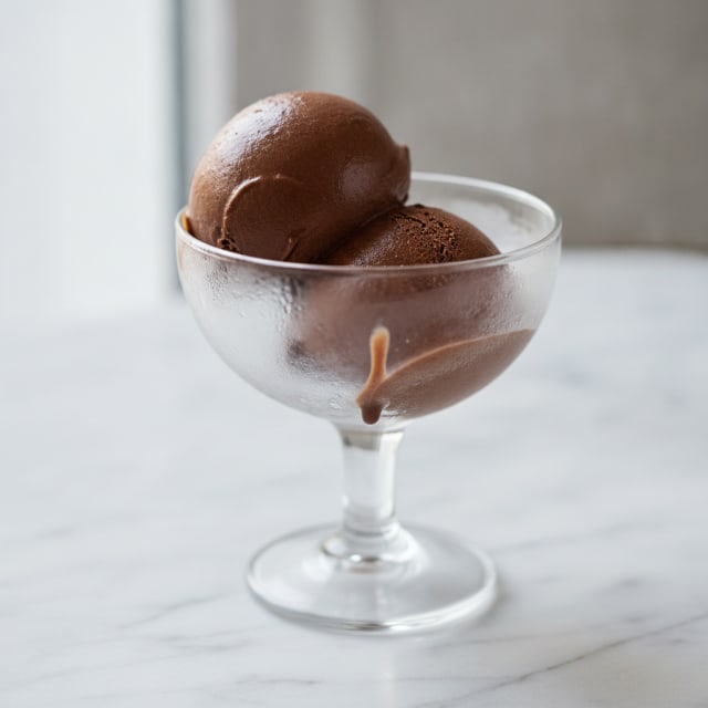 Brun glassbas (choklad)