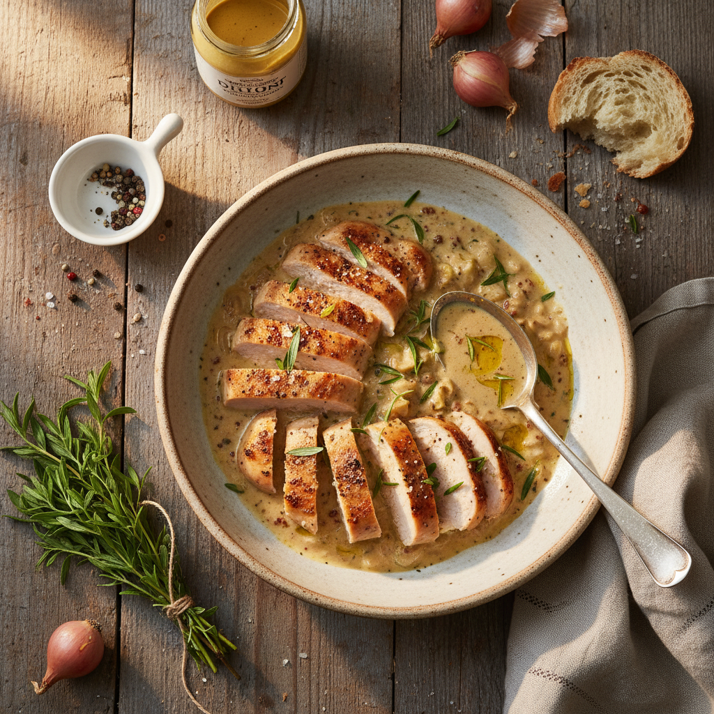 Kyckling i Krämig Dragonsås