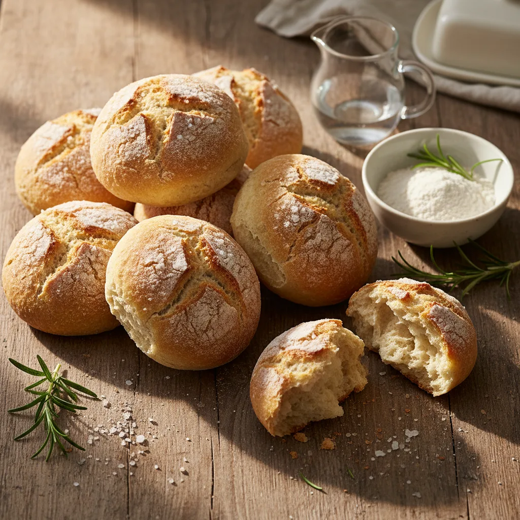 Franska crusty rolls