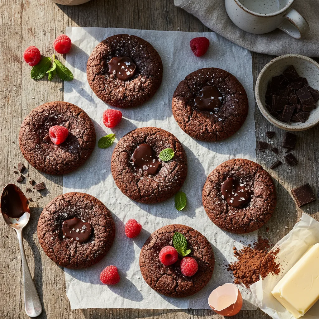 Kladdiga chokladkakor