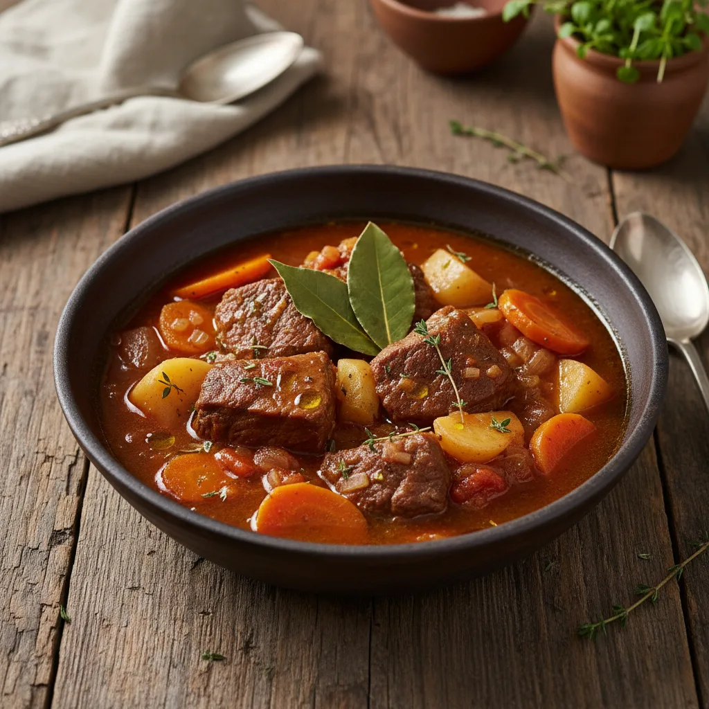 Kottgryta med Rotfrukter