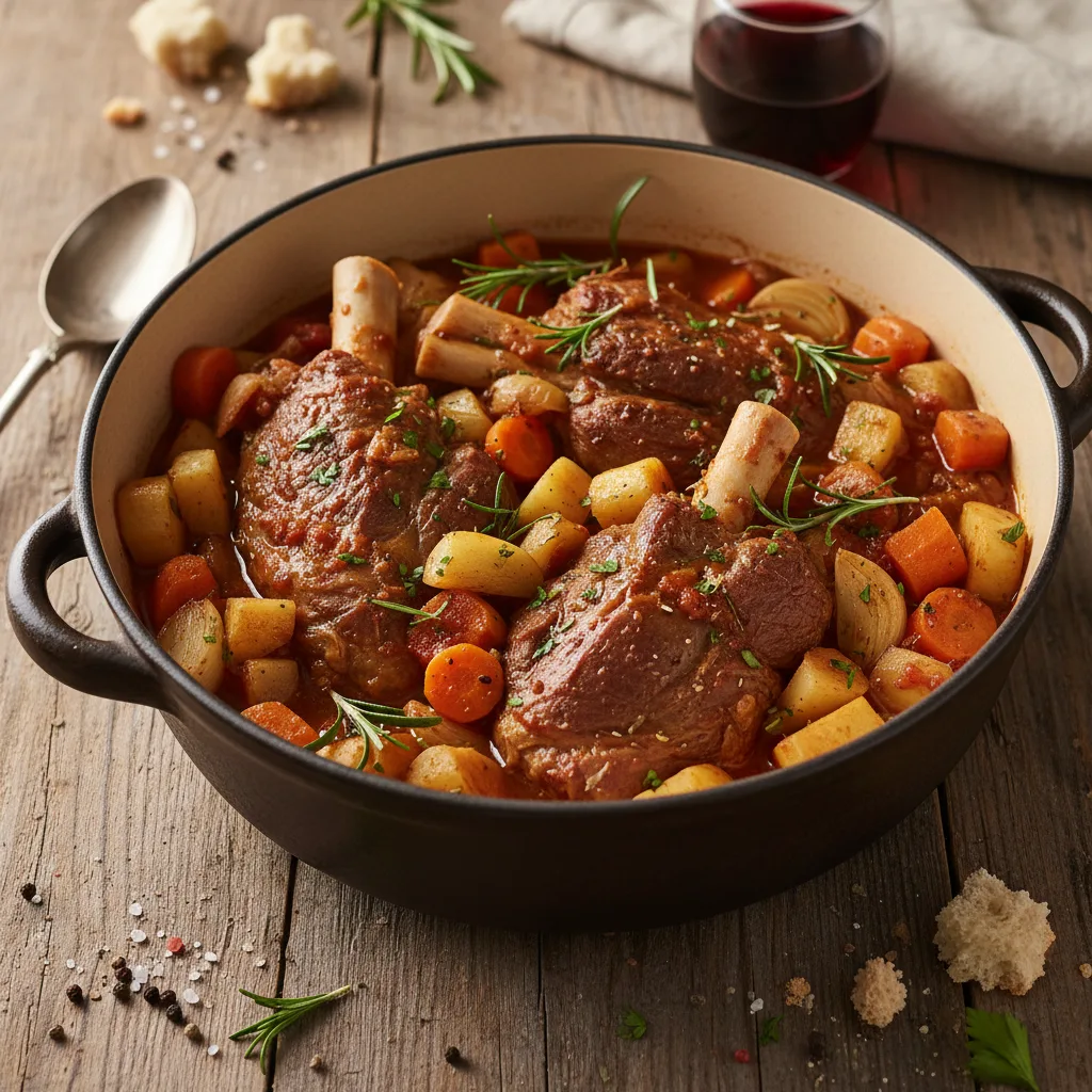 Lammgryta med rosmarin