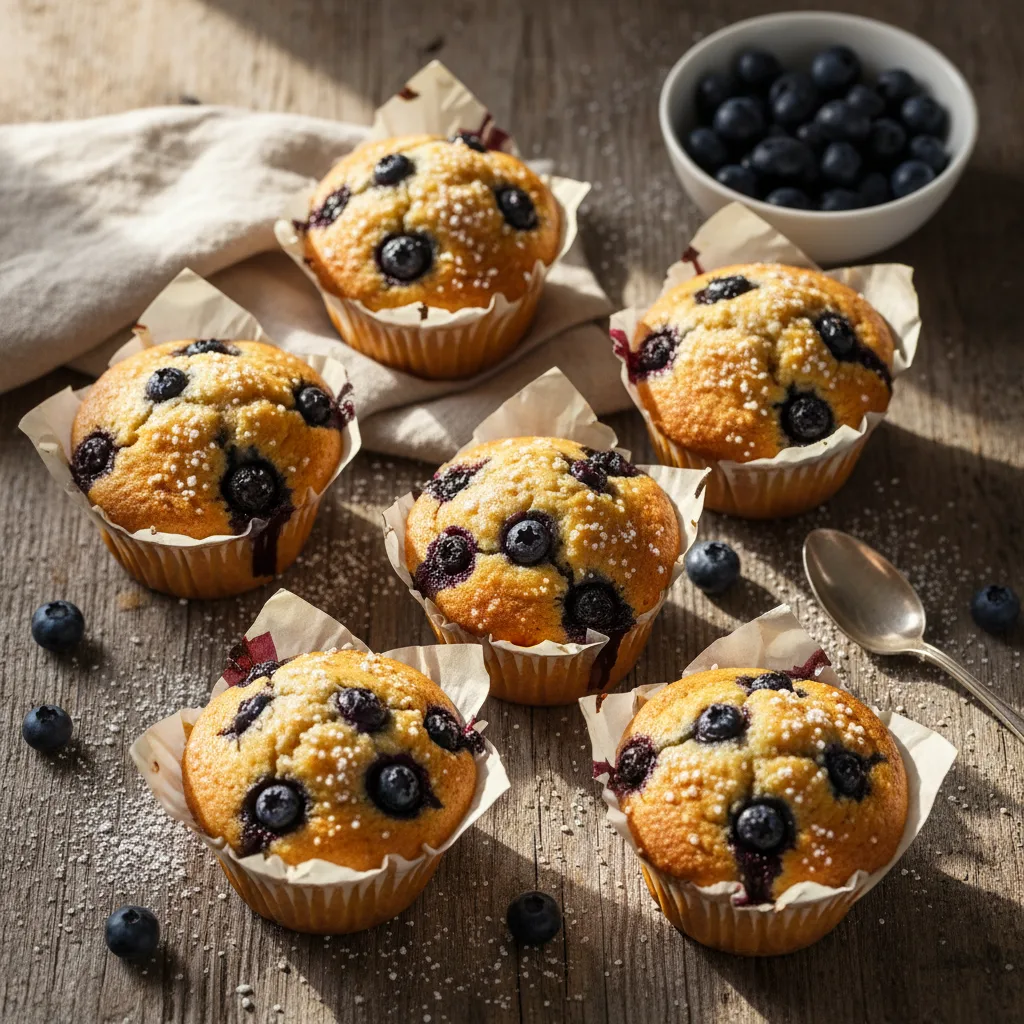 Muffins med blåbär