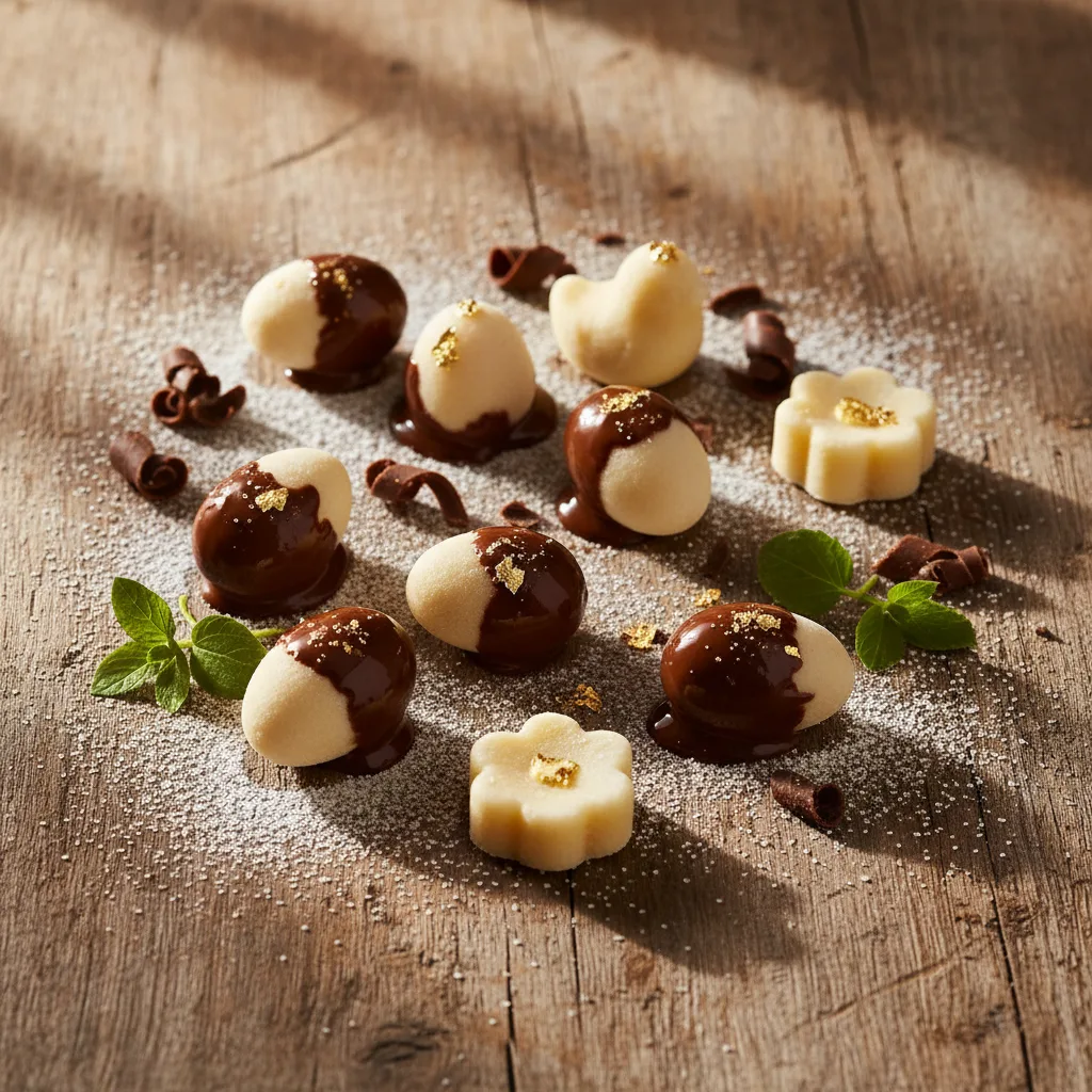 Påskgodis med marsipan