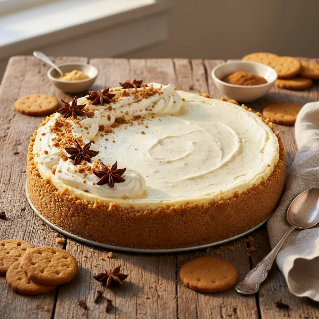 Pepparkakscheesecake