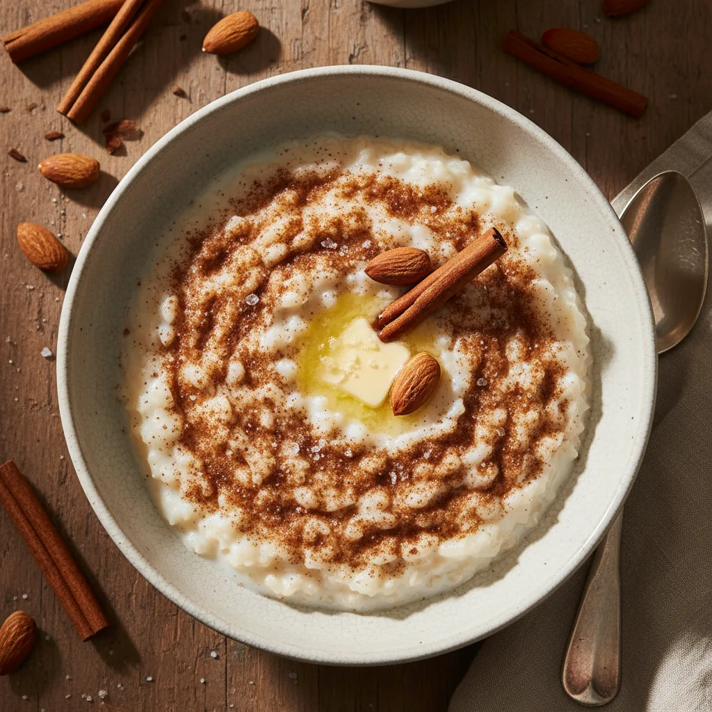 Risgrynsgröt med kanelsocker