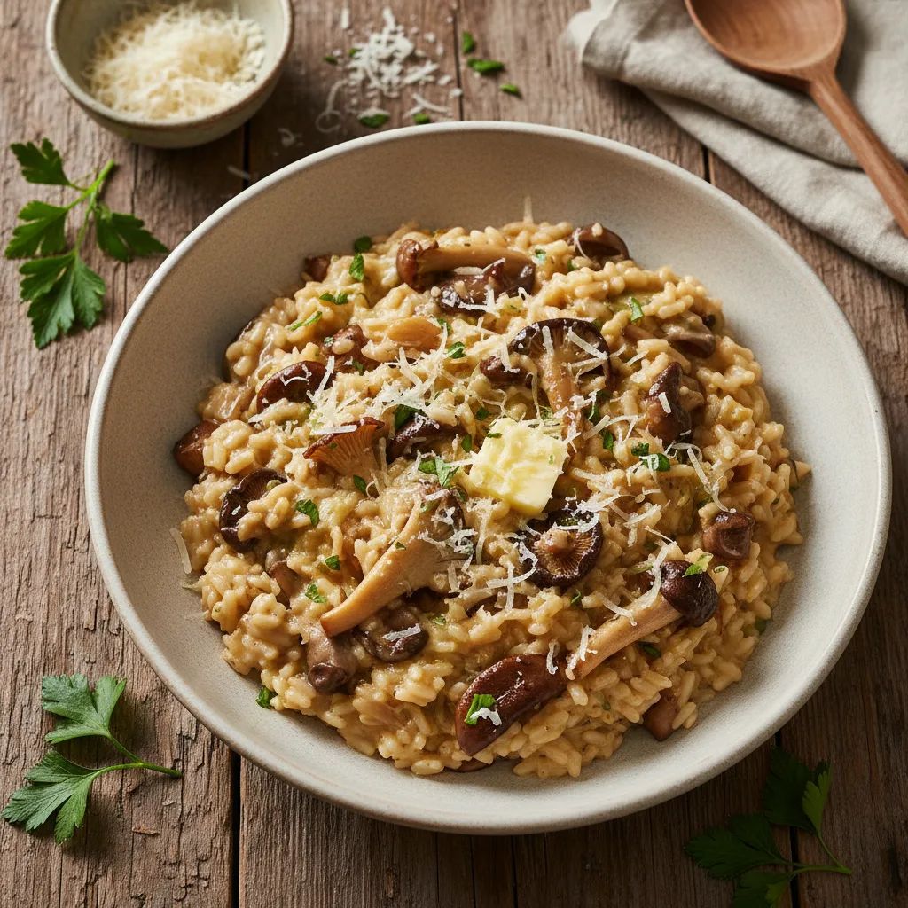 Risotto med Svamp och Parmesan