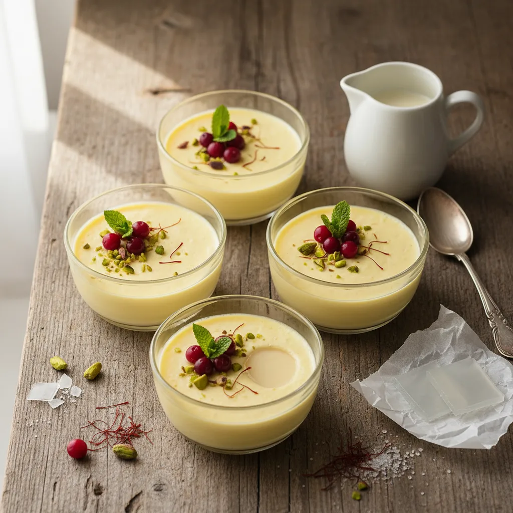 Saffranspannacotta