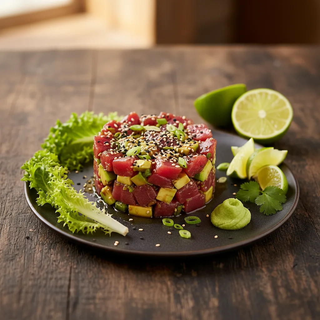 Tonfisktartar med avokado