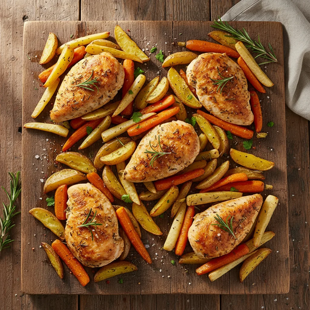 Ugnskyckling med rotfrukter sex portioner