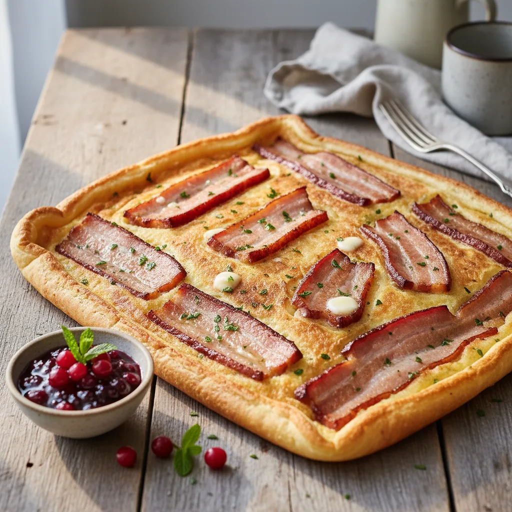 Ugnspannkaka med fläsk