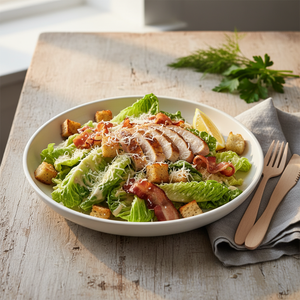 Klassisk Caesarsallad