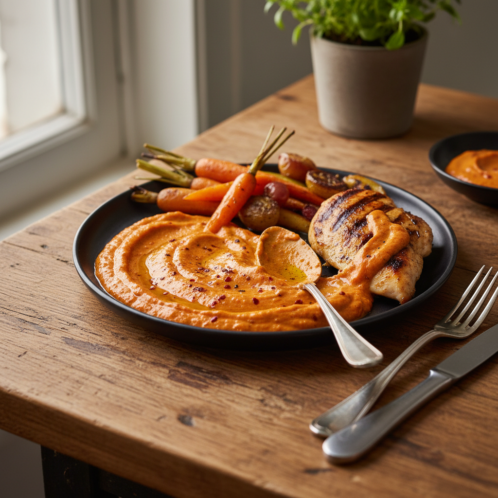 Kall paprikasås med chili