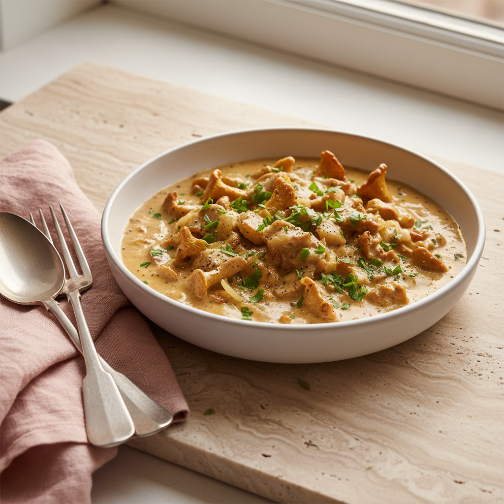 Kantarellsås