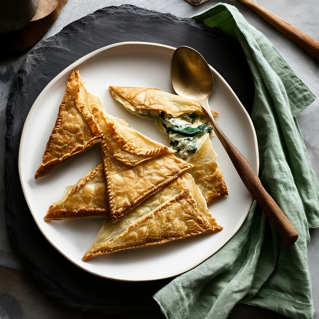 Spanakopita med Feta och Spenat
