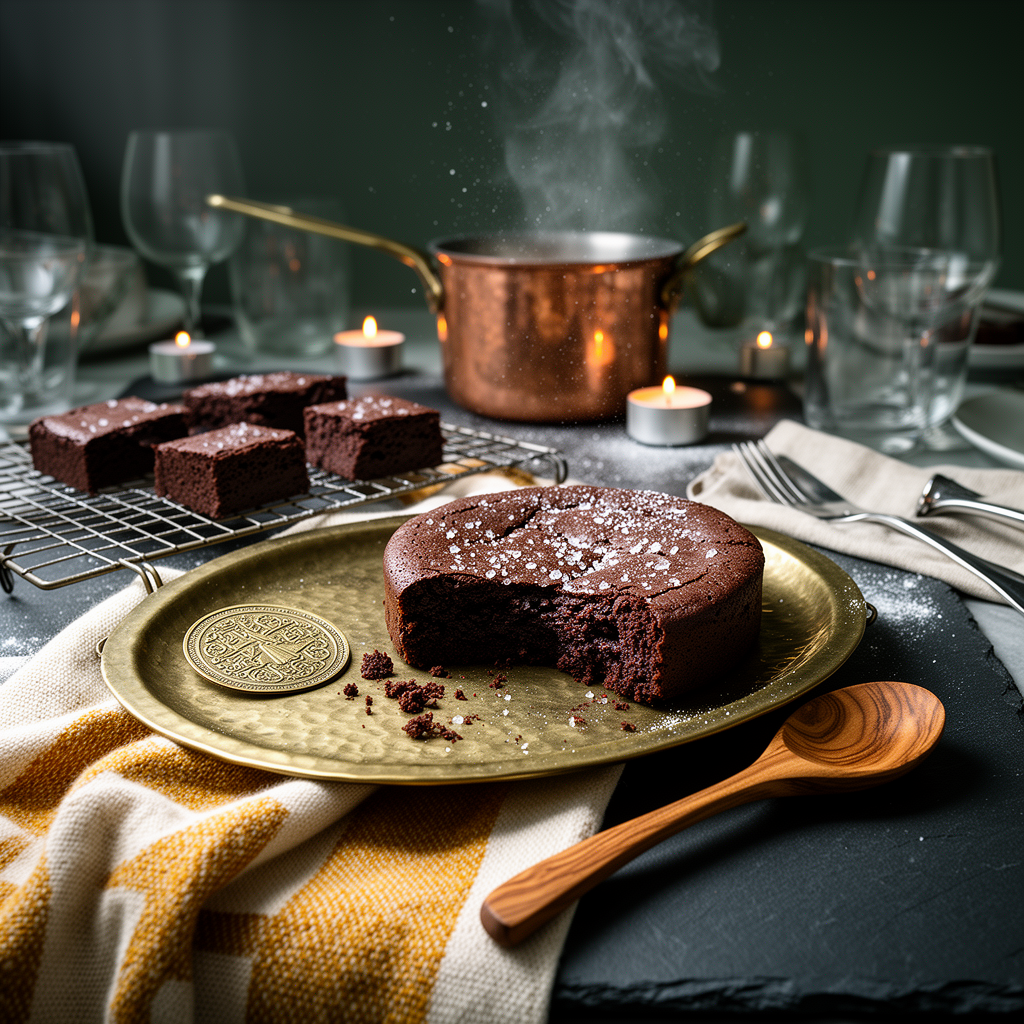 Kladdkaka med havssalt