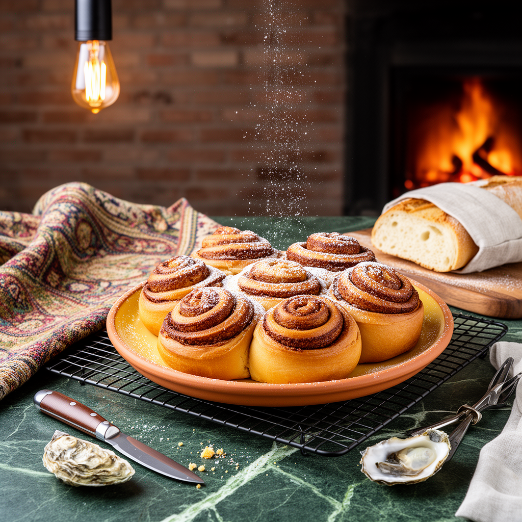 Saigonkanelbullar med Bourbon-vanilj