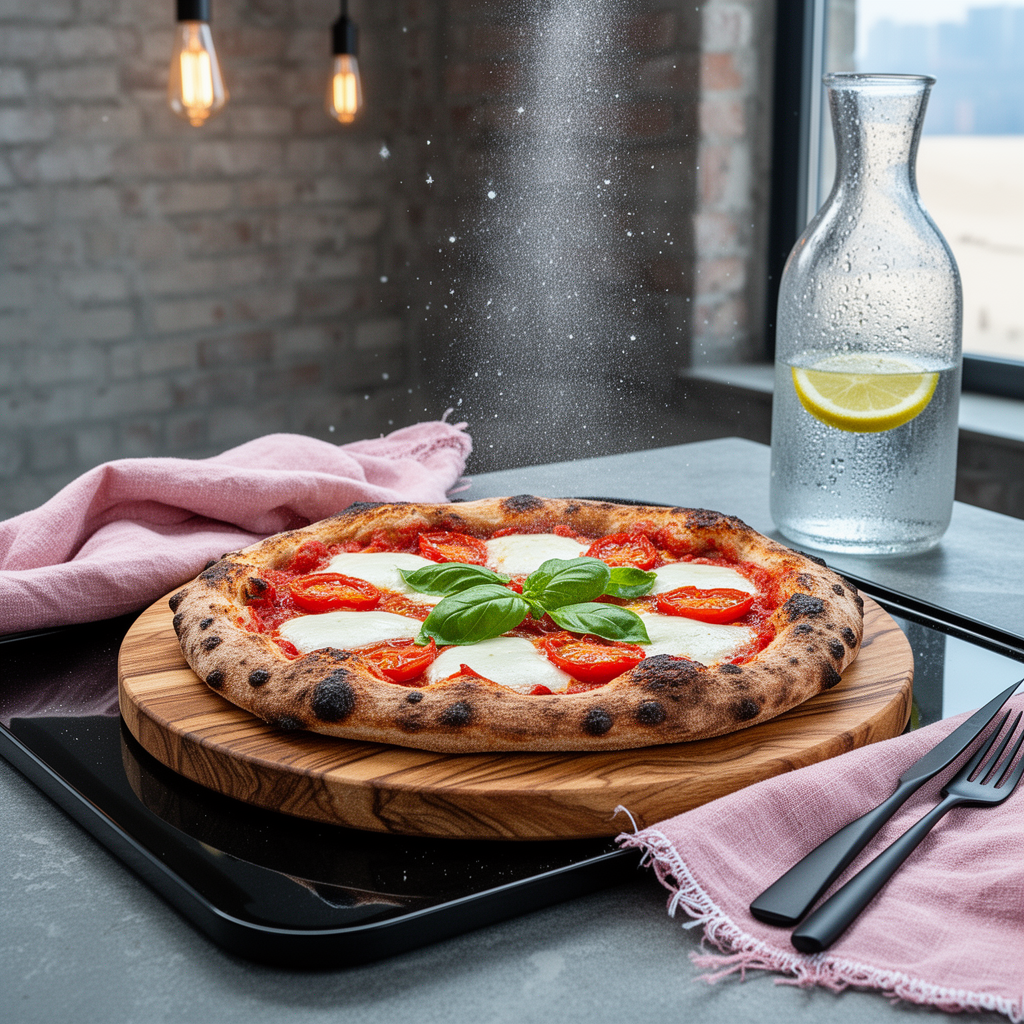 Surdegspizza med San Marzano