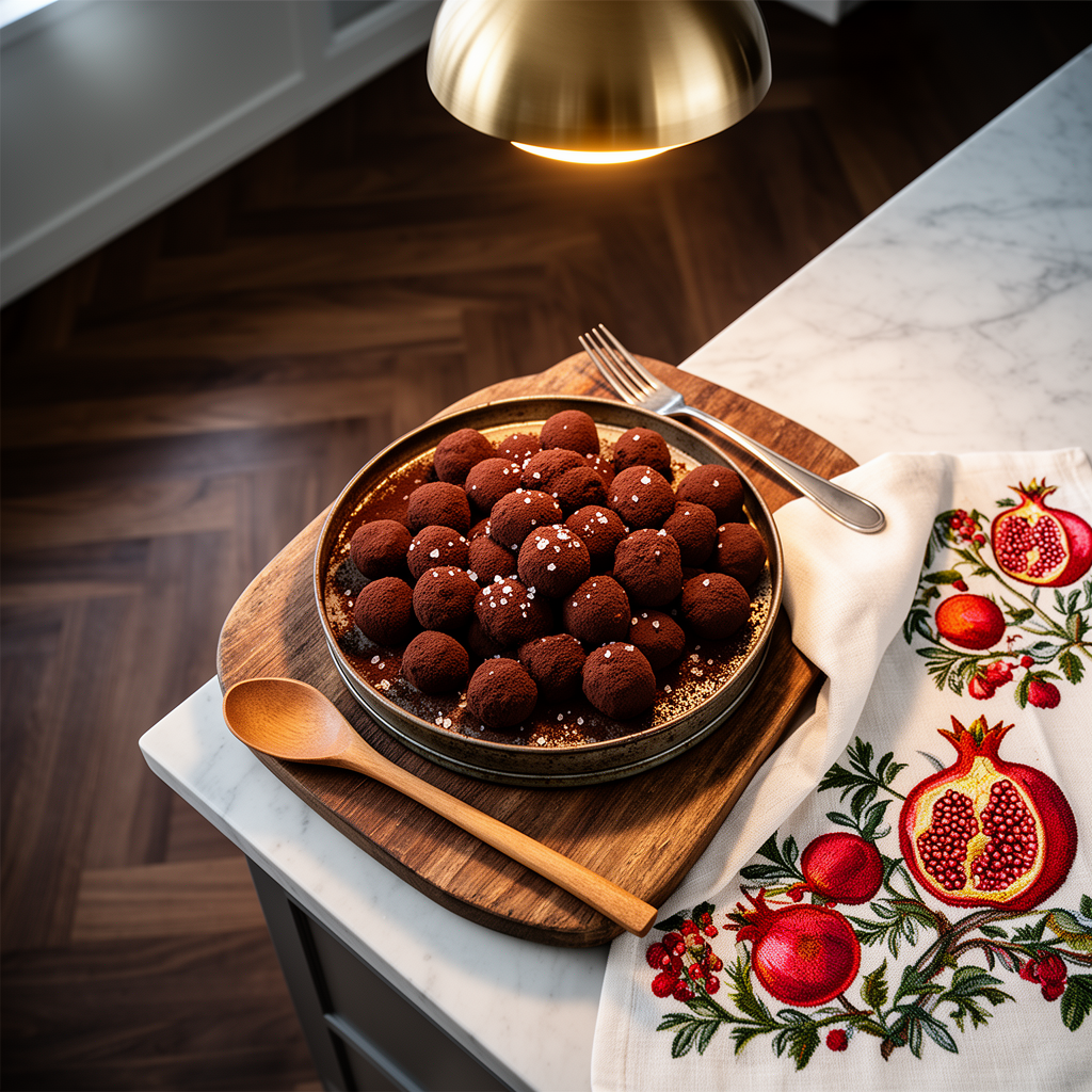 Chokladtryffel med havssalt