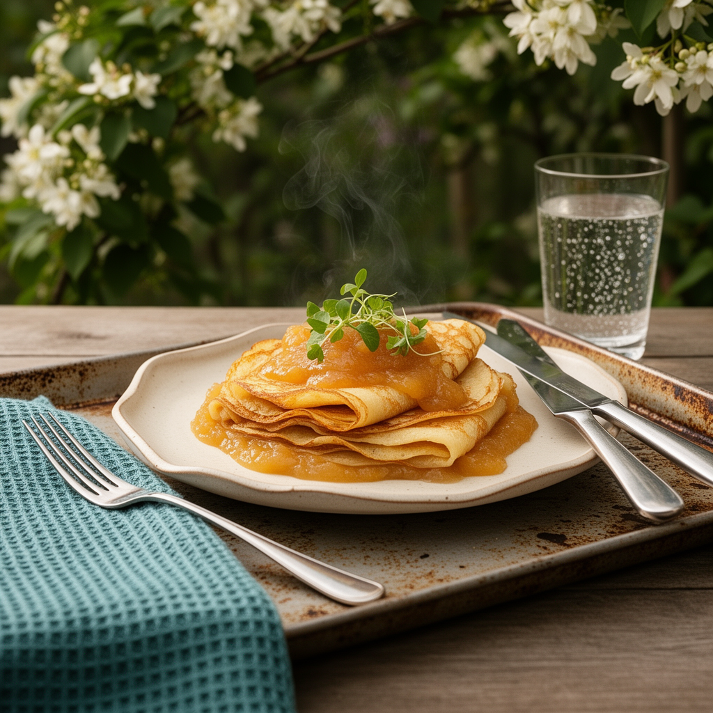 Pannkakor med Äppelmos