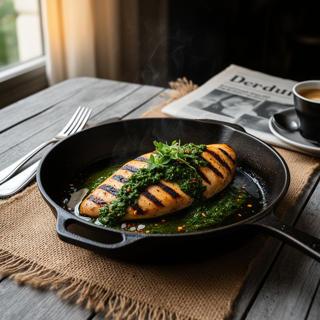 Grillad kycklingfilé med chimichurri