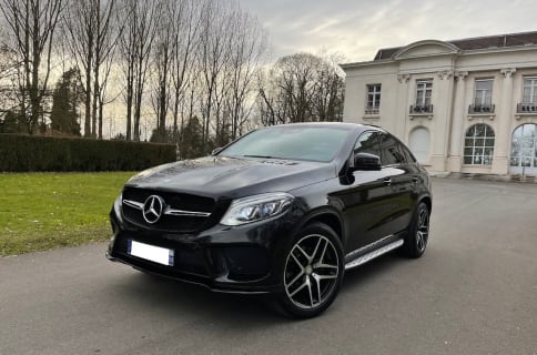 image TRES BELLE MERCEDES-BENZ GLE 350D 4MATIC PACK AMG D'ORIGINE TTES OPTS TOIT PANO- GPS PRO-CUIR-CLIM-DVD-CAMERA - MAIN LIBRE- AVERTISEUR DEPASSEMENT-XENON LED