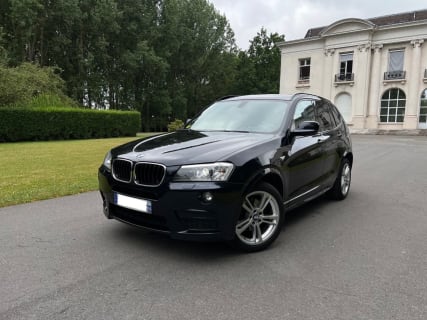 image TRES BELLE BMW F25 X3 2.0D X-DRIVE 190CH PACK M TOUTES OPTIONS CLIM-CUIR- REG VITESSE -1ERE MAIN