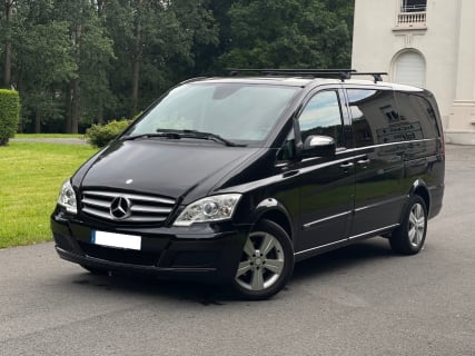 image TRES BELLE MERCEDES-BENZ VIANO VITO LONG 2.2 CDI 163CH AVANTGARDE BLEUEEFFICIENCY 8PLS -CUIR-CLIM AUTO- XENON- LED - REG VITESSE