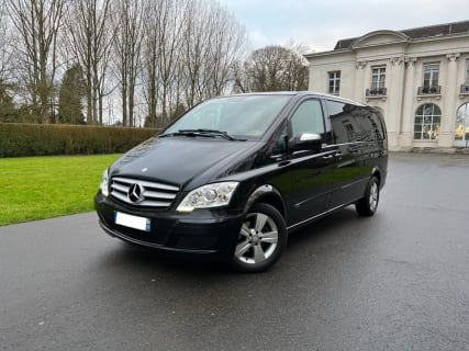 image TRES BELLE MERCEDES-BENZ VIANO LONG 2.2CDI 163CH AMBIANTE TTES OPTS GPS-CLIM -CUIR-XENON-TABLE-7PLS + PORTE ELECTRIQUE