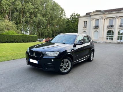 image TRES BELLE BMW F25 X3 2.0D X-DRIVE 184CH PACK M TOUTES OPTIONS GPS PRO-GPS-CLIM-CUIR-TOIT OUVRANT-CAMERA- COFFRE ELECTRIQUE 1ERE MAIN