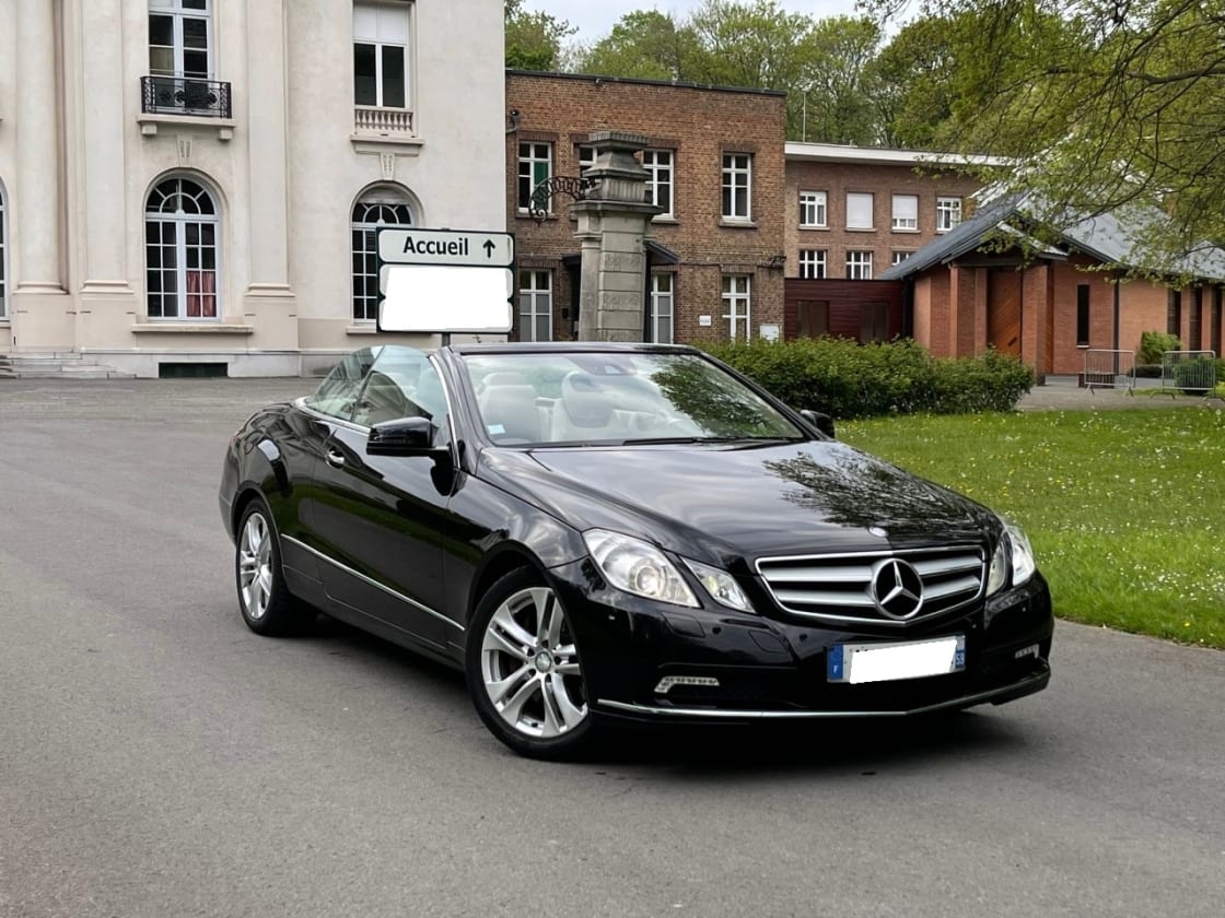 photos TRES BELLE MERCEDES-BENZ E250 CABRIOLET BLUEEFFICIENCY 7G PACK SPORT AMG TTES OPTS GPS-CUIR-CLIM- XENON + LED