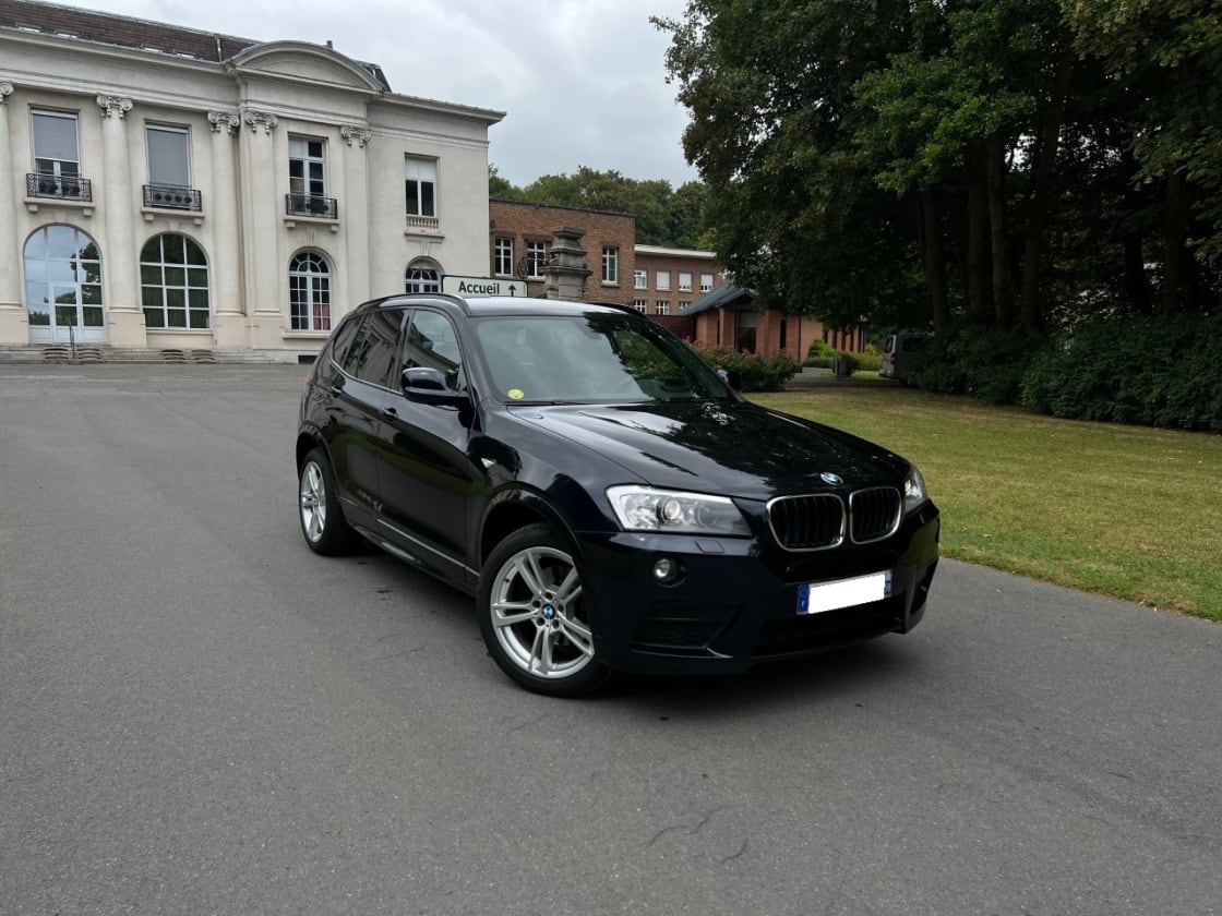 photos TRES BELLE BMW F25 X3 2.0D X-DRIVE 190CH PACK M TOUTES OPTIONS CLIM-CUIR- REG VITESSE -1ERE MAIN