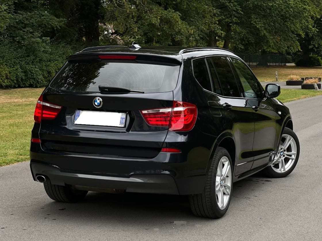 photos TRES BELLE BMW F25 X3 2.0D X-DRIVE 190CH PACK M TOUTES OPTIONS CLIM-CUIR- REG VITESSE -1ERE MAIN
