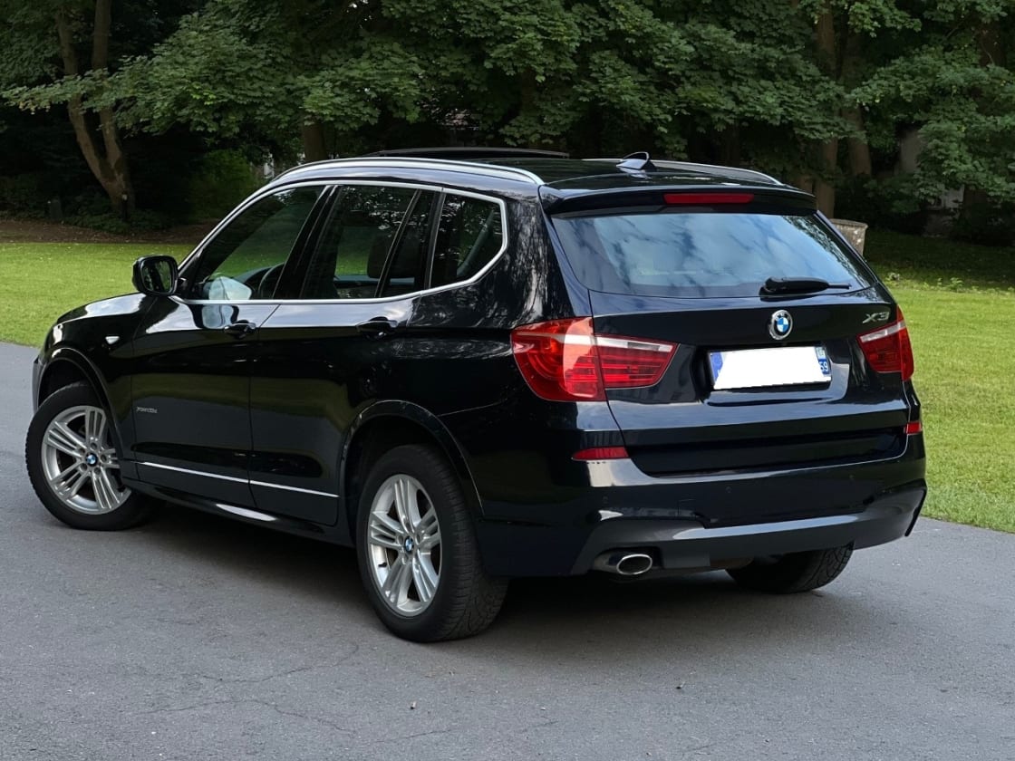photos TRES BELLE BMW F25 X3 2.0D X-DRIVE 184CH PACK M TOUTES OPTIONS GPS PRO-GPS-CLIM-CUIR-TOIT OUVRANT-CAMERA- COFFRE ELECTRIQUE 1ERE MAIN