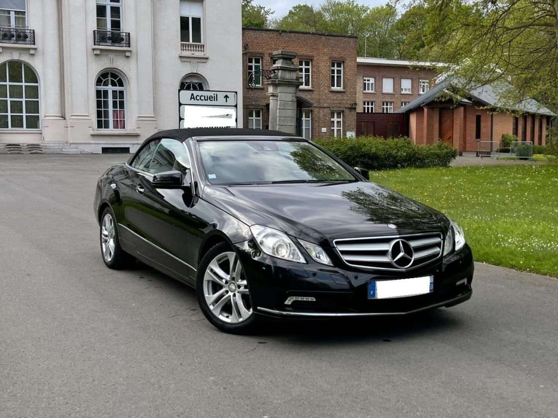 photos TRES BELLE MERCEDES-BENZ E250 CABRIOLET BLUEEFFICIENCY 7G PACK SPORT AMG TTES OPTS GPS-CUIR-CLIM- XENON + LED