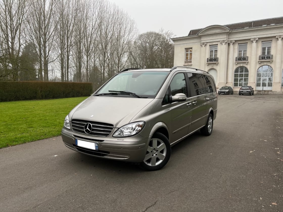 photos TRES BELLE MERCEDES-BENZ VIANO VITO 2.2 CDI 150CH LONG AMBIANTE TTES OPTS- GPS-CUIR-CLIM AUTO-7PLACES