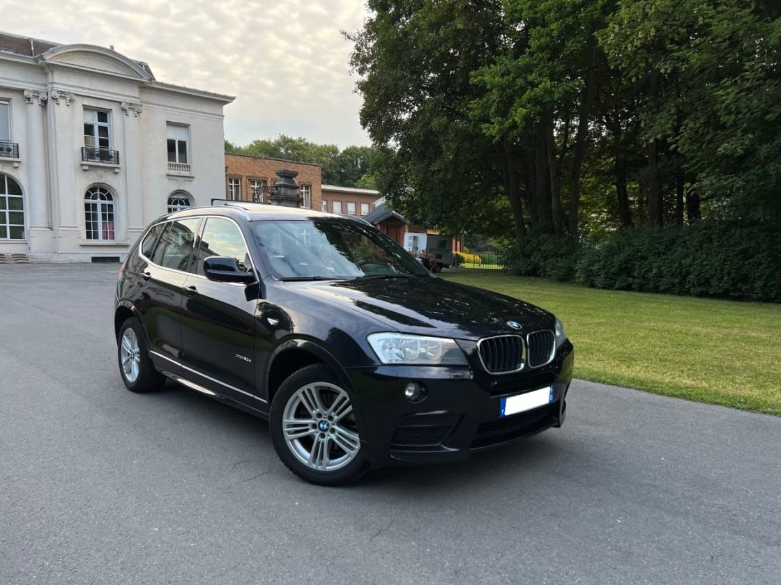 photos TRES BELLE BMW F25 X3 2.0D X-DRIVE 184CH PACK M TOUTES OPTIONS GPS PRO-GPS-CLIM-CUIR-TOIT OUVRANT-CAMERA- COFFRE ELECTRIQUE 1ERE MAIN