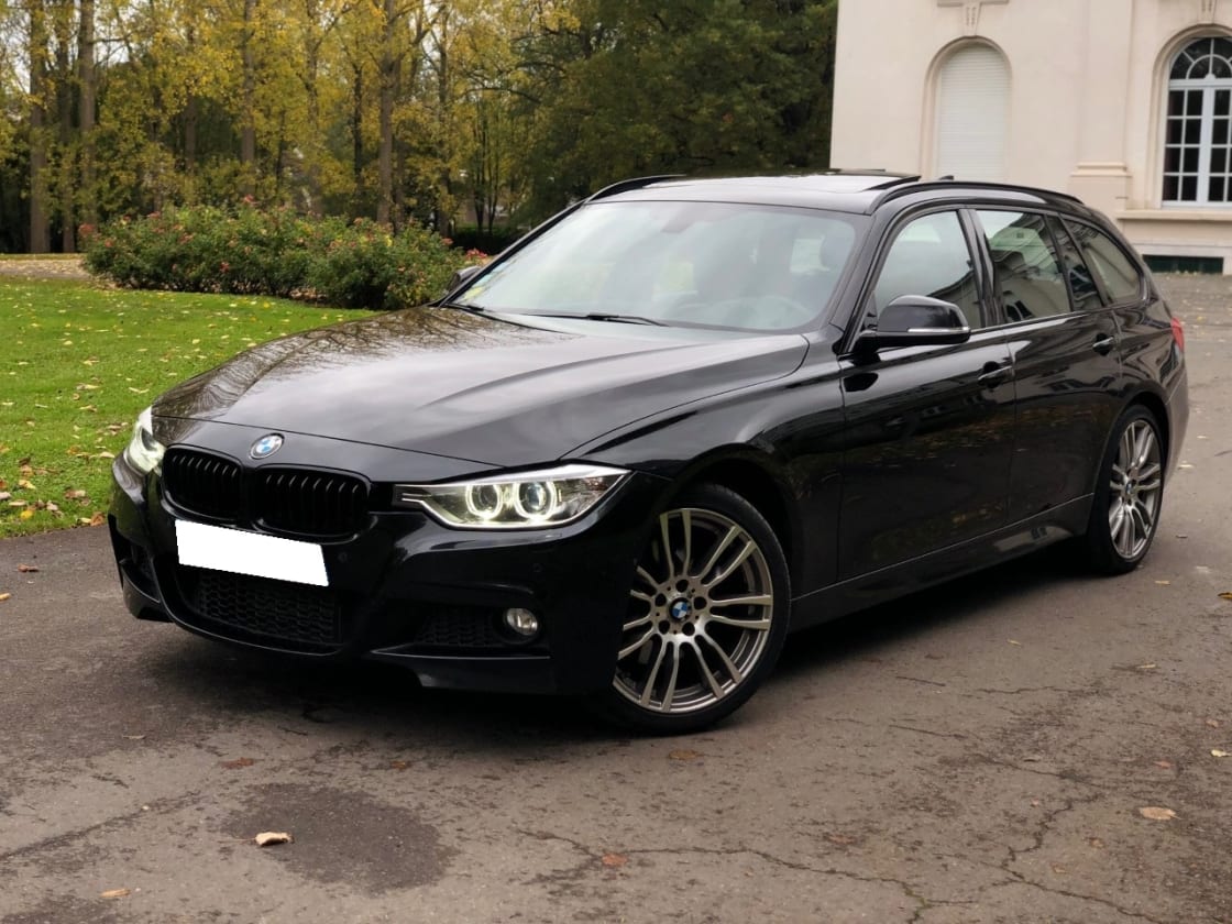 photos Tres belle bmw f31 330d paclk m d'origine ttes opts gps-camera-cuir-clim-display-main libre-xenon-toit pano 