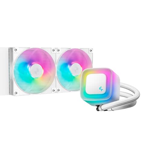 Enfriamiento Líquido CPU DeepCool LE240 WH V2 240mm ARGB Blanco