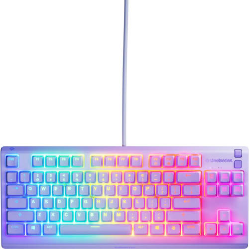 Teclado Gamer SteelSeries Apex 3 TKL Morado