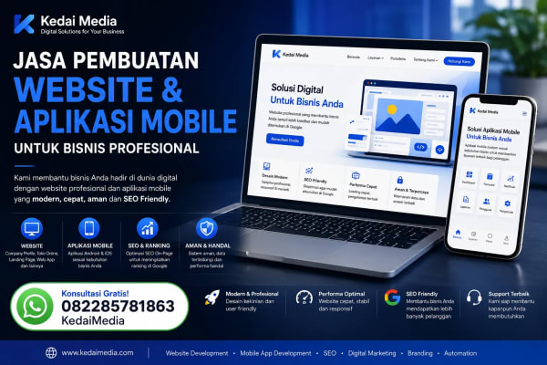 Jasa Pembuatan Website dan Aplikasi Mobile untuk Bisnis Profesional