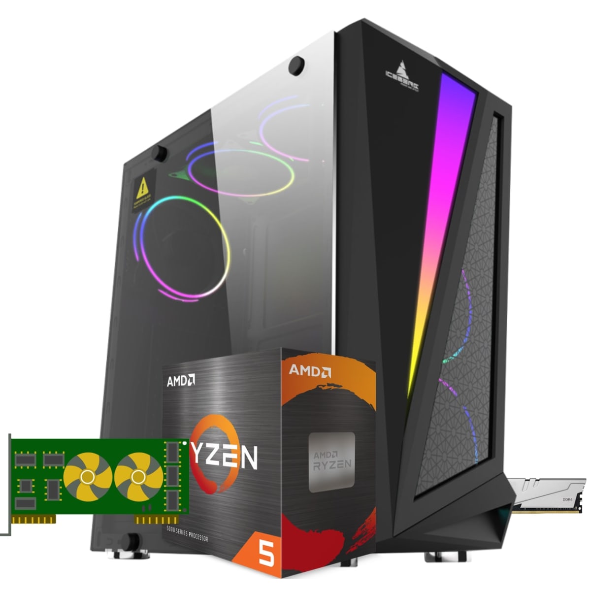 Pc gamer ryzen 5 5600x image to u