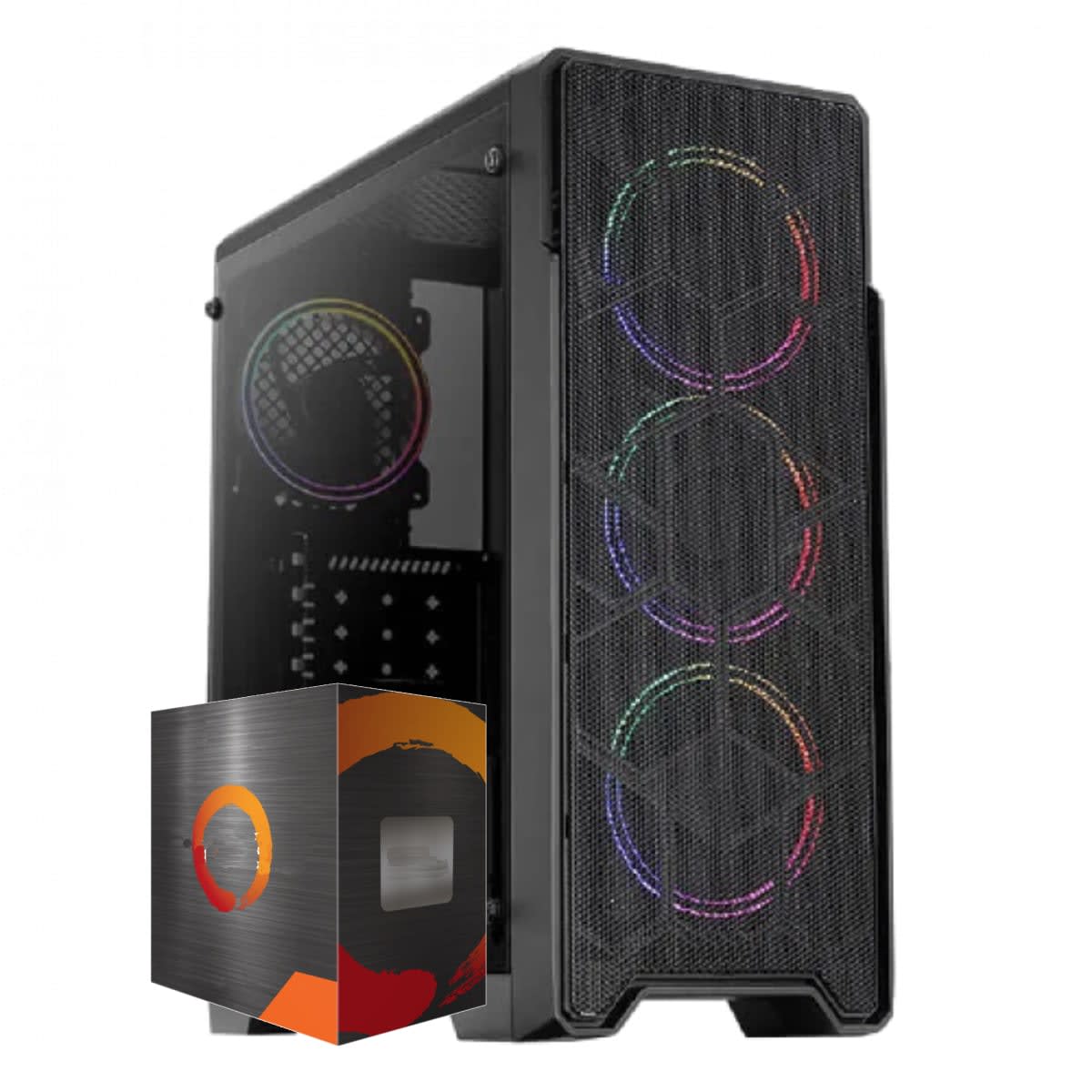 Ryzen 5 5600GT DDR4 32GB  500GB Ore Vidrio RGB Colombia