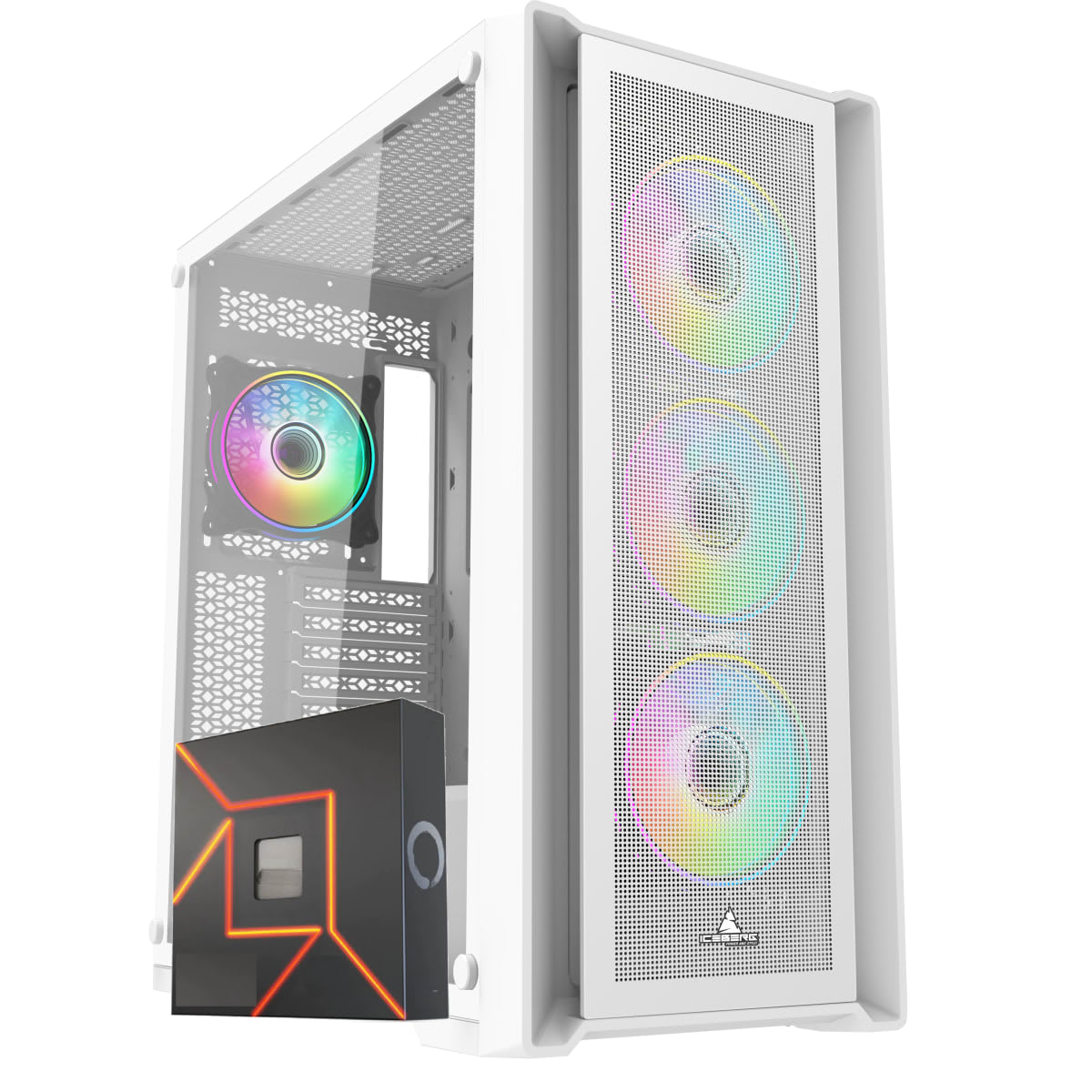 Ryzen 5 8500G DDR5 32GB  Radeon RX 6600 500GB Titan M16 Blanco RGB Colombia
