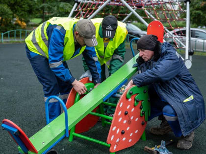 Восемь детских игровых площадок обновят в Ленинском городском округе
