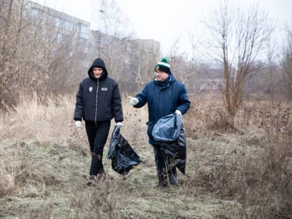 Первый в 2025 году субботник провели в поселке Люберец