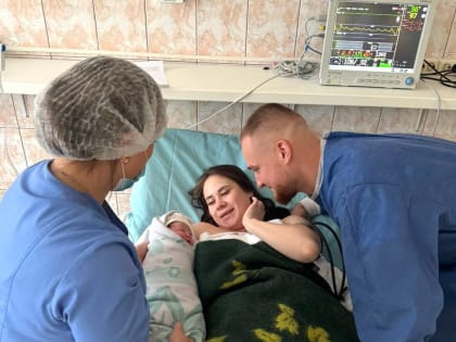 Первой новорожденной в 2025 году в Люберецком родильном доме стала девочка Таисия