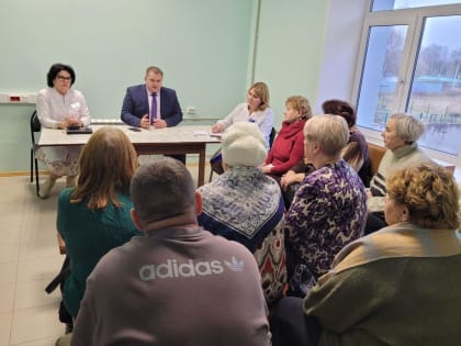 Встреча главного врача с жителями Непецино