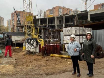 Строительство нового корпуса школы N1 в Королёве продолжается